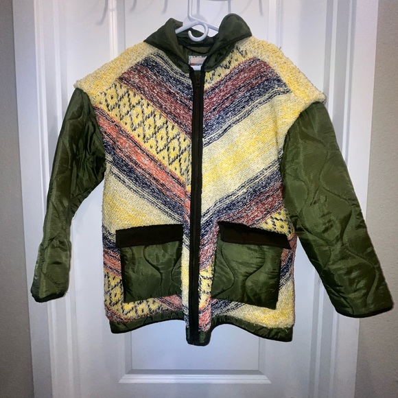 Pilcro Anthropologie Knit Quilted Coat - Picture 3 of 6